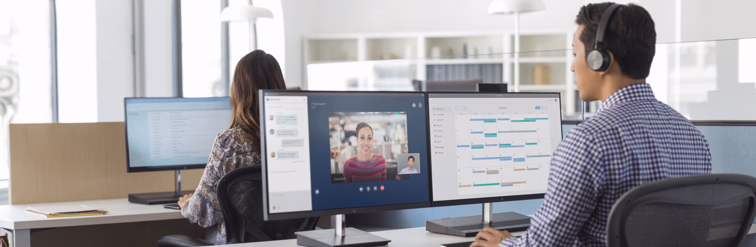 Meeting room with collaboration technology